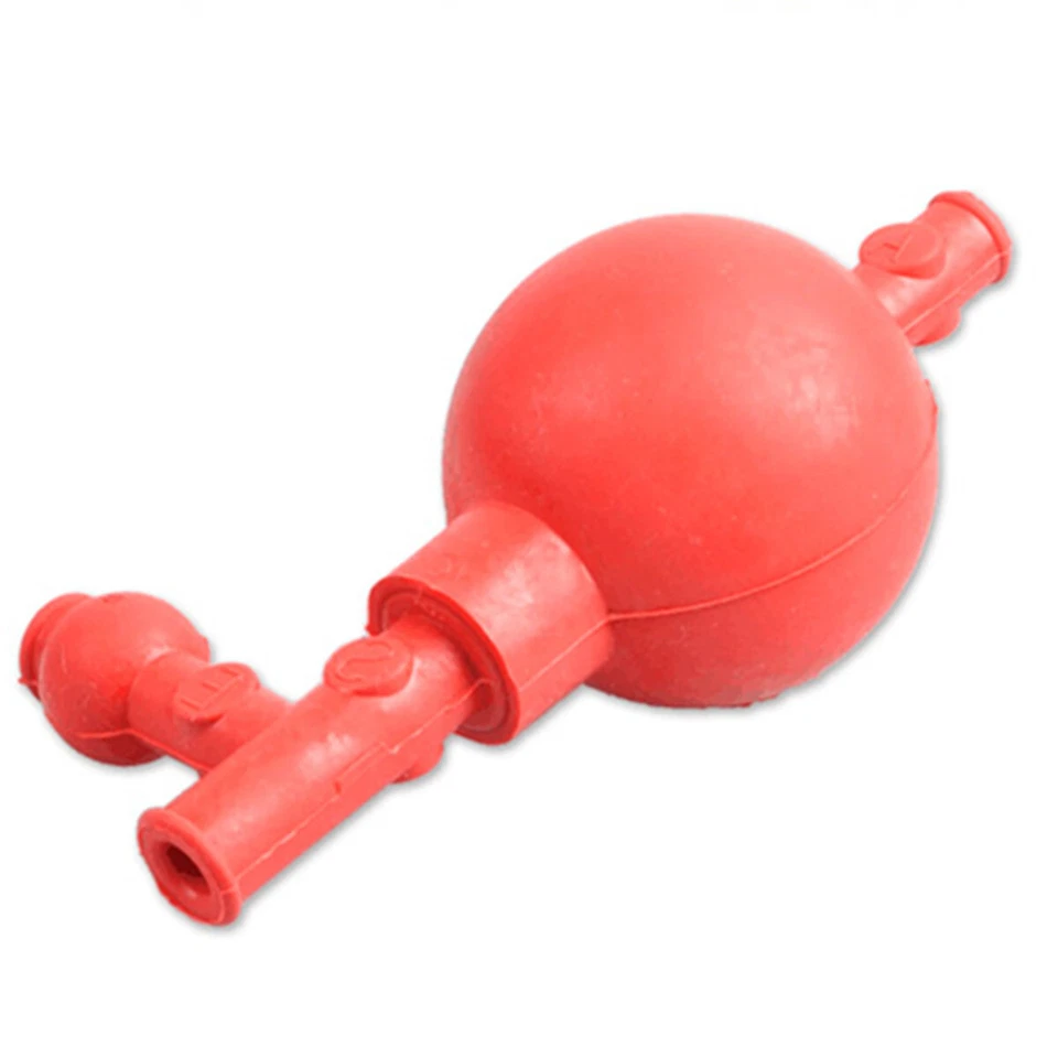Laboratory Rubber Suction Ball with three directions,Chemistry Labware — 第 1/4 张图片