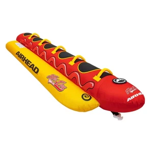 Airhead Jumbo Hot Dog Towable Tube for Boating & Water Sports, 1-5 people, NEW! - Picture 1 of 4