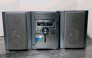 Sharp XL-MP130 High Power Micro Component System 5 CD, Tape, Aux, 100% Working - Picture 1 of 20