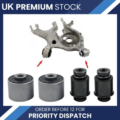 4x Rear Trailing Control Arm Bushes Kit For Ford Mondeo Mk5 Galaxy Smax 2015-22 - Image 1 of 4