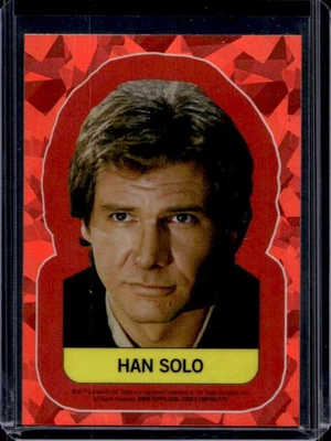 Pegatinas Han Solo 2023 Topps Cromo Zafiro Star Wars El Retorno del Jedi #54 Foto 1 de 2