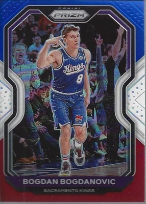 2020-21 Panini Prizm Prizms Red White and Blue #27 Bogdan Bogdanovic - BSK - Image 1 of 2