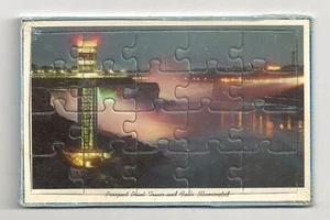 NIAGARA FALLS Prospect Point Tower Vtg Puzzle Postcard - Picture 1 of 1