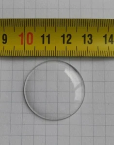 Collection Watch glass Reloj Vetro Dorologio Verre Plastic 28mm - Imagen 1 de 3