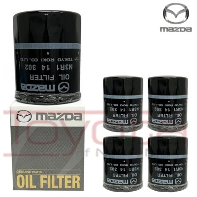 4 Pack Genuine OEM Mazda Tokyo Engine Oil Filter N3R1-14-302 Roki - Image 1 of 4