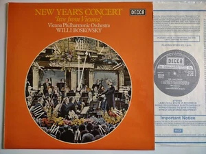 BOSKOVSKY CONDUCTS NEW YEAR'S CONCERT LIVE FROM VIENNA VPO DECCA SXL 6740 - Picture 1 of 4