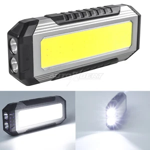 COB LED Arbeitsleuchte Akku Werkstattlampe Taschenlampe Handlampe Magnet USB. - Bild 1 von 8