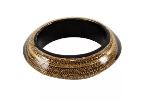 CC SKYE Lucite Gold Chain Thick Bangle Bracelet - Picture 1 of 3