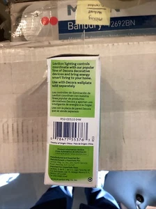 Leviton R52-ODS10-IHW Decora 120/277V AC White Occupancy PIR Motion Sensor - Picture 1 of 3