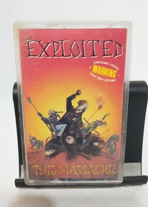 THE EXPLOITED The Massacre  Cassette Tape Triple X Records 1991 Offensive Lyrics - Picture 1 of 10
