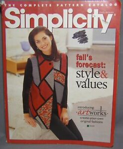 Simplicity The Complete Pattern Catalog Book Early Autumn 1996 