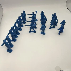 Lote de 23 figuras de plástico de colección para hombres: AZUL POLICÍA POLICÍA juguete adorno de pasteles - Imagen 1 de 13