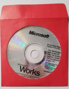 Microsoft Works Version 4.5a CD-ROM Software ~ Disc Only ~ Very Good - Picture 1 of 1