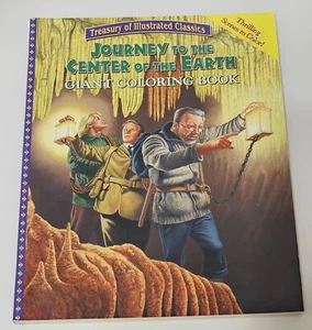 Treasury Of Illustrated Classics Journey To The Center Of Earth Coloring Book - Picture 1 of 1
