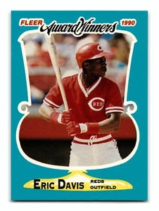 Eric Davis 1990 Fleer Award Winners #10 Cincinnati Reds Mint - Picture 1 of 2