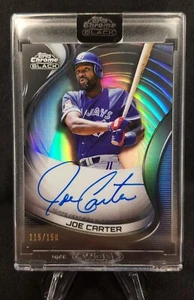Topps Chrome Black 2022 - Joe Carter - Auto Refractor - Toronto Blue Jays /150 - Bild 1 von 2