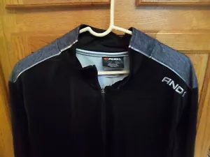 ANDI Basketballjacke Herren XL schwarz/grau Vollreißverschluss Langarm Seitentaschen - Bild 1 von 6