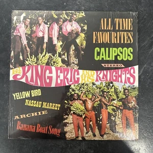 Vintage 12” VINYL! KING ERIC & HIS KNIGHTS ALL TIME FAVOURITES CALIPSOS 33rpm - Picture 1 of 5