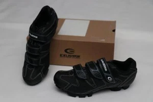 New Exustar E-SM324 Cycling Bike Shoes 39 6.5 2-Bolt Black Mens SPD Mountain MTB - Picture 1 of 5