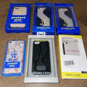 Lot Of 14 Apple Iphone SE3/SE2/8/7/6/6s Cases Covers C500 - Zdjęcie 1 z 2