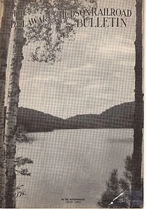 June 1935 Delaware & Hudson Railroad Bulletin Old Train Photos Articles - Picture 1 of 4