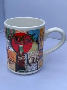 Coca Cola Kaffeetasse Keramik Tasse Gibson Haushaltswaren Cola Coca-Cola Vintage 1997 - Bild 1 von 5