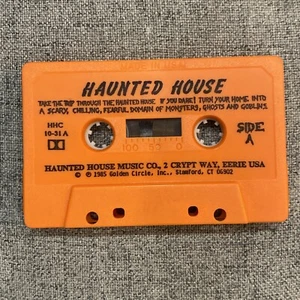 Vtg 1985 Haunted House Audio Cassette Tape Haunted House Music Co Eerie, USA - Imagen 1 de 5