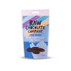 Raw Chocolate Company M*lk Schokoladenknöpfe 150g (6er-Pack)