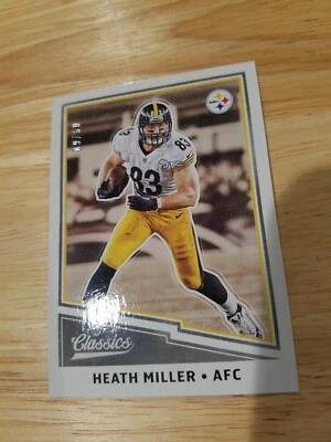 2017 Panini Classic Heath Miller #/50 Blank Back - Image 1 of 2
