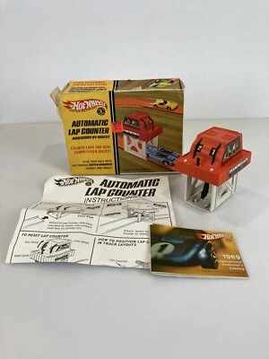 Vintage 1969 Mattel Hot Wheels Automatic Lap Counter W/Instructions & Box - Image 1 of 4