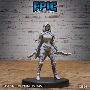 Elf Guild Rogue A | Epic Miniatures | RPG D&D Wargaming 3d Printed Miniature - Picture 1 of 2