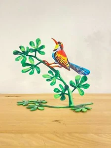 Pop art Metal " Song Bird  "  sculpture hand painted by DAVID GERSTEIN - Picture 1 of 6