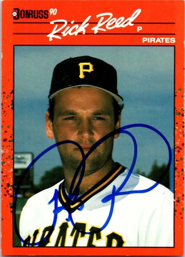 Rick Reed autographed Baseball Card (Pittsburgh Pirates) 1990 Donruss #527 - Image 1 of 1