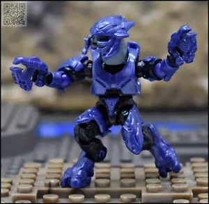 HALO MEGA CONSTRUX PURPLE ELITE MERCENARY MINI FIGURE MAF 12 INFINITE SERIES 1 - Picture 1 of 5