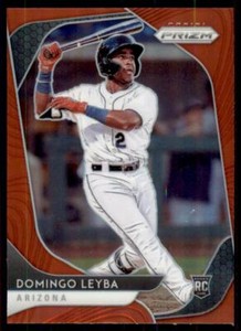 2020 Prizm Red Prizm #10 Domingo Leyba - Arizona Diamondbacks