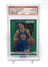 2013-14 Panini Prizm Green #197 Klay Thompson PSA 10 GEM MINT