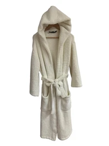 BAREFOOT DREAMS $138 Cozychic Hooded Bathrobe Sz 1 (S/M) Luxury Plush Style 519 - Picture 1 of 7