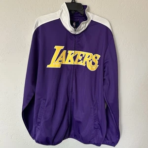 Chaqueta deportiva Los Angeles Lakers G-III de Carl Banks cremallera completa XL - Imagen 1 de 8