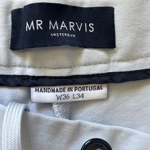 Mr Marvis Men’s Originals Pants Avenues Light Blue 32x32 Elastic Waist Elevated - Picture 1 of 20