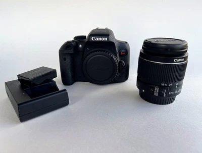 Canon EOS Rebel T6i Digital SLR with EF-S 18-55mm IS STM Lens - Image 1 of 4