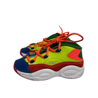 Zapatillas Reebok Question Mid Toddler 'Color Explosion' HP3017 Talla 10c Foto 1 de 4