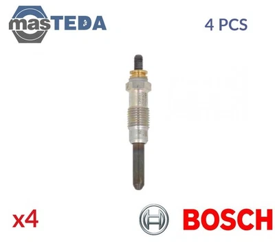 0 250 201 027 GLÜHKERZE GLÜHKERZEN BOSCH 4PCS FÜR LAND ROVER RANGE ROVER II - Image 1 of 4