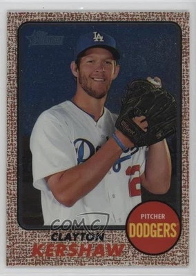 2017 Topps Heritage Chrome /999 Clayton Kershaw #THC-400 - Image 1 of 2