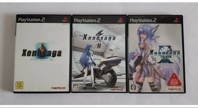 Sony Playstation2 Xenosaga episode 1 2 3 I II III 3Games set Japanese Tested PS2 - Image 1 of 4
