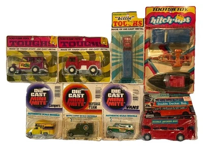 Lote de 10 vehículos fundidos a presión Tootsietoy de colección sin usar en paquetes originales Foto 1 de 4