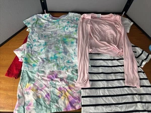 Girls Lot Of 6 Shirts Tops Size 8 CAT & JACK - Picture 1 of 13