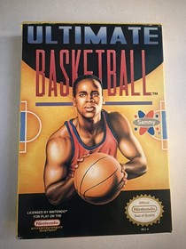Ultimate Basketball, Nintendo NES, Cartridge, Instructions & Box