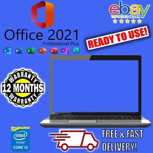 Toshiba Satellite 17.3" Inch Win 10 Office i5 16GB RAM 256GB SSD VAT Laptop - Picture 1 of 9
