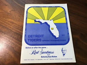 Detroit Tigers 1976 Spring Guide AND could be super RARE and condiction - Picture 1 of 6