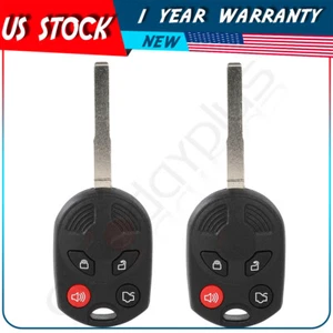 2 Remote Car Key Fob for Ford C-Max Escape 2013 2014 2015 2016 2017 2018 2019 - Picture 1 of 9